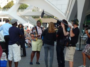 He created a make-up line!